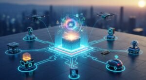 AI Powered Edge Computing, Edge AI, Real Time Data Processing, Artificial Intelligence, IoT Technology, Smart Devices, Future of Computing, Low Latency Computing, Digital Transformation